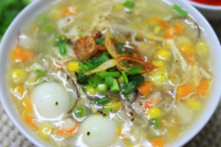 Soup cua hải sản